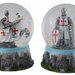 Glob de zapada cu cavaler Cruciat 8 cm